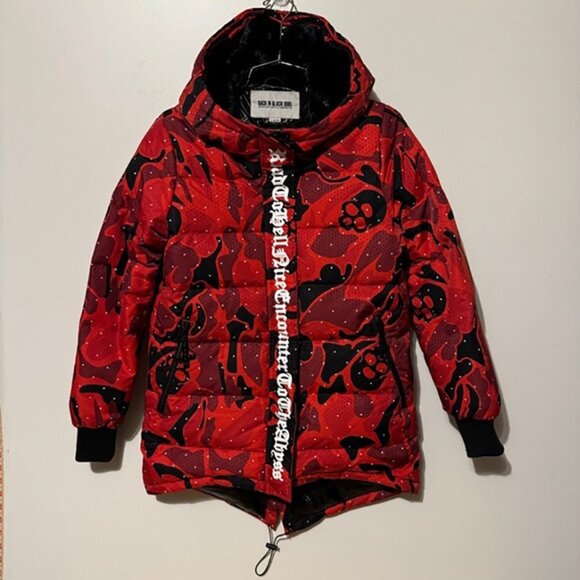 Devil Nut Camo Down Fishtail Parka Size Small 21x33 - Picture 1 of 8